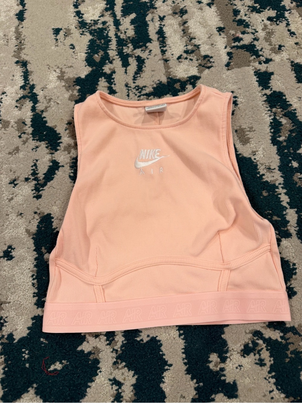 Nike Cropped Tank Top - Peach Pink